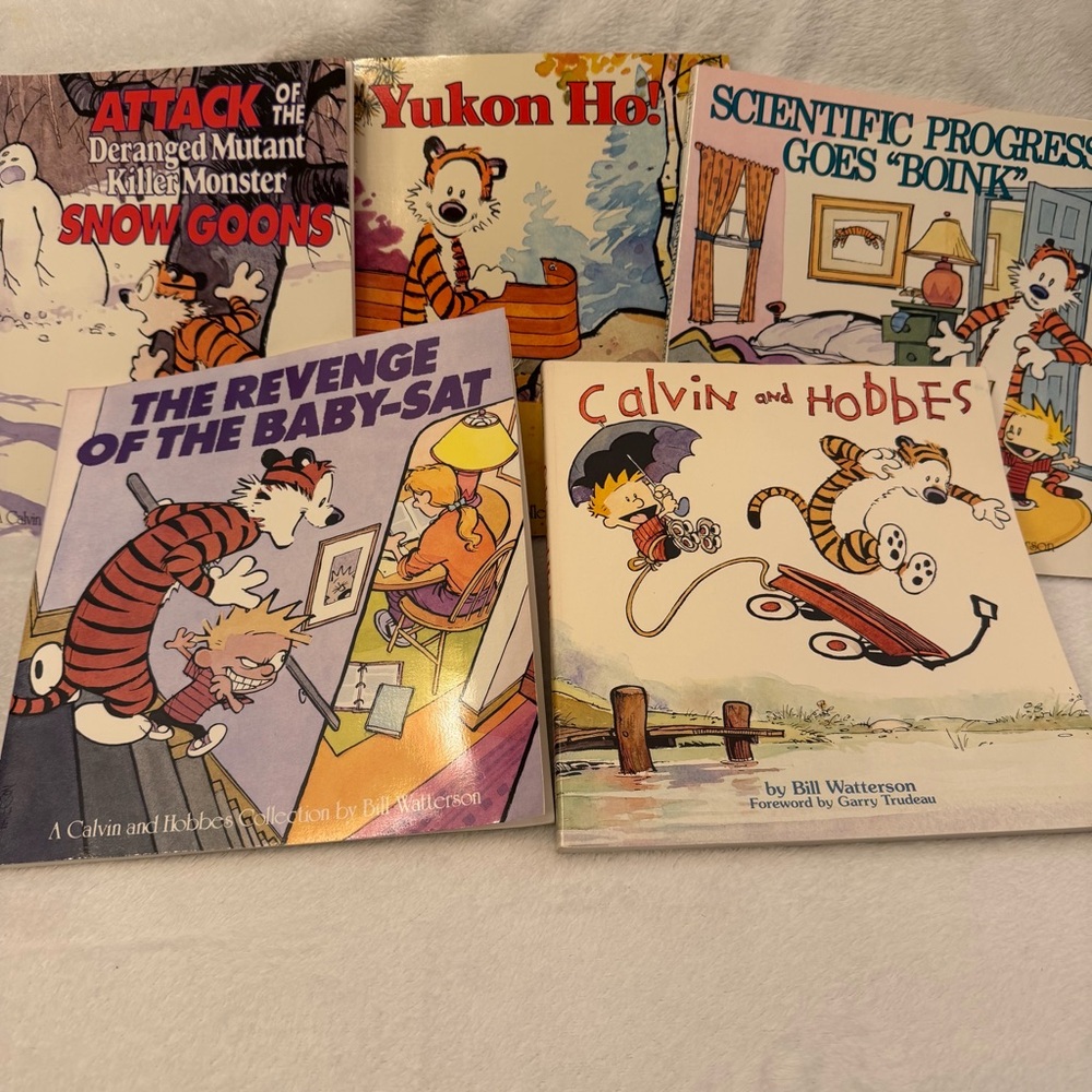 Calvin and Hobbes 5  Books Set